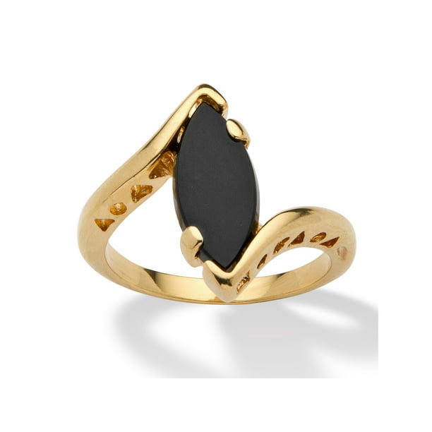 14K Solid Gold Multi-stone Band Details about   Minimalist Onyx Ring with Diamonds 